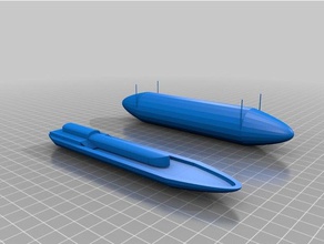 nette kleine sirship 3d-drucken 3d print model - Mito3D