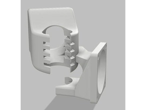 folgertech kossel 2020 lüfterverkleidung w, optional pla fan duct 3d Drucker Zubehör 3d print model - Mito3D