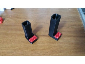 taller de teléfono celular cargado con resorte montaje en trípode ninjaflex pinzas mejor roscas el móvil 3d print model - Mito3D