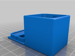 mi personalizados paramererized la tapa de caja organización personalizado 3d print model - Mito3D