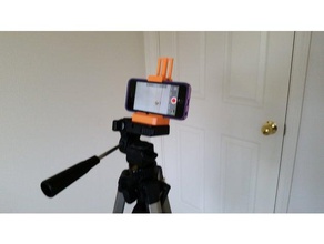 tripod clip phone mobile mount 3d print model - Mito3D