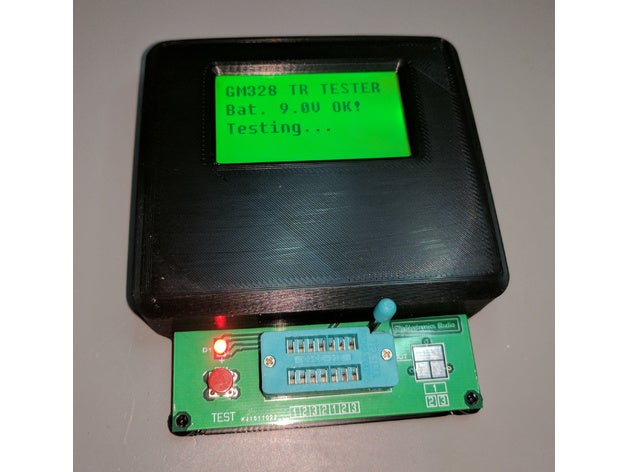 ezm m328 component tester case electronics 3D print model - Mito3D
