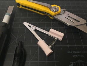 abrazadera de metal los apretones herramientas mano clip la bolsa el cable abrazaderas clips filamento manija a herramienta soporte 3d print model - Mito3D