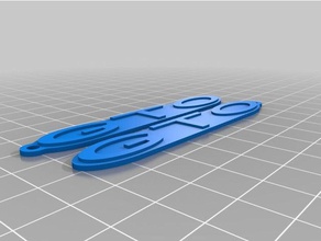 pontiac gto llavero llaveros coche de regalo clave presente 3d print model - Mito3D