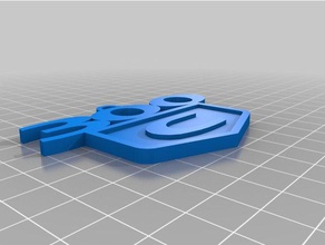 chrysler 300c portachiavi i auto regalo chiave keychain presente 3d print model - Mito3D