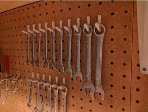 pegboard hooks - stubby 3 thicknesses organization 3d print model - Mito3D
