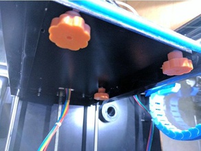 m3 porca botão cama de nivelamento - ctc ff Impressora 3d peças flashforge criador 3d print model - Mito3D