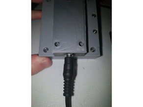 flux condensateur de chargeur mur d'adaptateur montage l'électronique 3d print model - Mito3D
