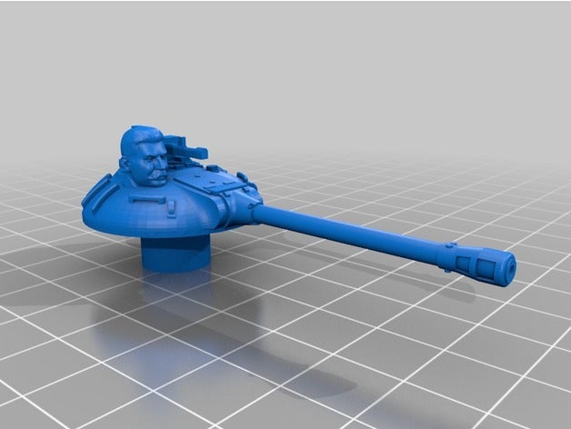 1-100 stalins turrent 3D print model - Mito3D