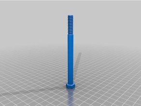 float bolt 2 threaded rod factory parts customized 3d print model - Mito3D