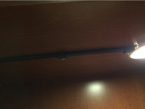 conducto de la cubierta led, luz del gabinete los hogares led bajo alambre 3d print model - Mito3D