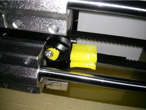 gt2 belt turn bearing anet a8 3d printer parts bush x axis 3d print model - Mito3D