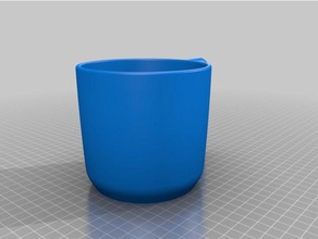 personalizado yeti manejar en blanco comida & bebida 30oz la manija 3d print model - Mito3D