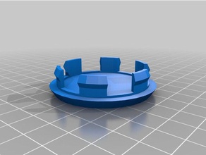 personalizados centro de tampa rodas buraco plugger a indústria automotiva personalizado 3d print model - Mito3D