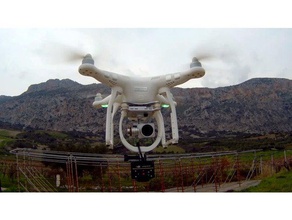 3 gelişmiş genel eylem 360 kamera mount phantom-pro r c araçlar dji In hayali yüksek Dağı phantom3 3d print model - Mito3D