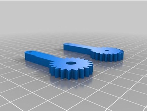 my customized parametric robot claw robotics 3d print model - Mito3D