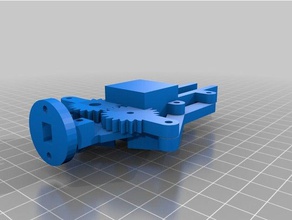 my customized parametric robot claw robotics 3d print model - Mito3D