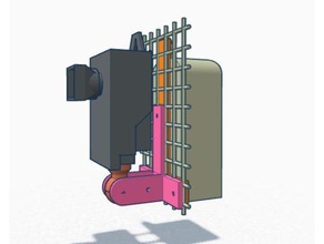 arame de montagem câmera arducam adaptador câmara suporte tripé 3d print model - Mito3D