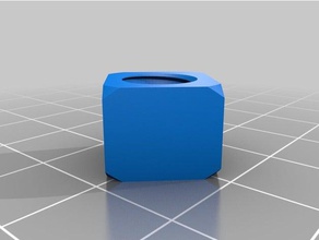 float parafuso 4 vara de fábrica partes personalizado 3d print model - Mito3D