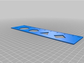 regua2 ferramentas de arte personalizado 3d print model - Mito3D