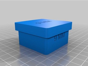 9 mm caixa de separadores organização personalizado 3d print model - Mito3D