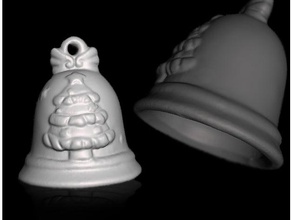 campana di natale - natal de sino alarma navidad cloche nº l scans e réplicas sinos enfeite 3d print model - Mito3D