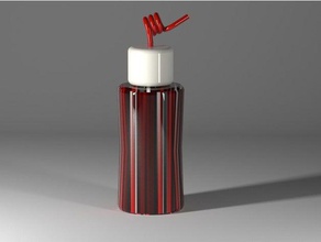 engraçado garrafa A impressão 3d 3d print model - Mito3D