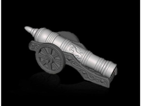 Krieg cannon - cannone da guerra ca n canon-Krieg scans & Replikate Kanone gioco guerr ruolo wargame wargaming 3d print model - Mito3D
