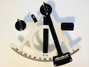 sextant physique et l'astronomie marine de la navire 3d print model - Mito3D