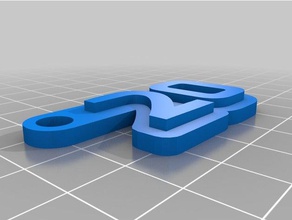 20 llaveros personalizado 3d print model - Mito3D