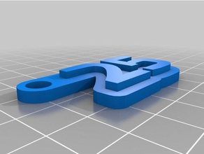 25 Anahtarlık özelleştirilmiş 3d print model - Mito3D