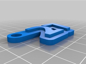 27 Schlüsselanhänger kundengebundene 3d print model - Mito3D