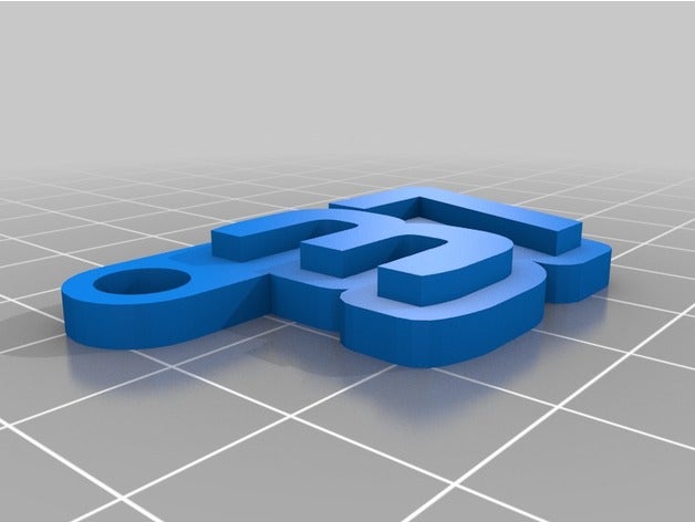 37 Anahtarlık özelleştirilmiş 3D print model - Mito3D