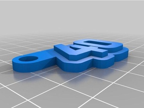 40 Anahtarlık özelleştirilmiş 3d print model - Mito3D