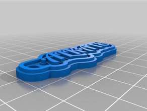 alkate llavero llaveros personalizado 3d print model - Mito3D