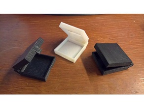 bisagra de la prueba caja - una sola impresión La en 3d las pruebas cuadro 3d print model - Mito3D