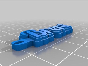brent keychains customized 3d print model - Mito3D