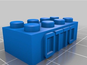 otto juguetes de construcción personalizado 3d print model - Mito3D
