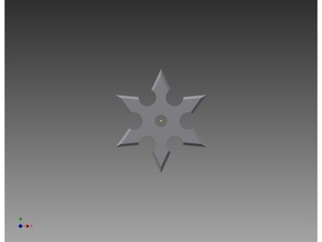shuriken accessoires de jeu jeter étoiles l'arme 3d print model - Mito3D