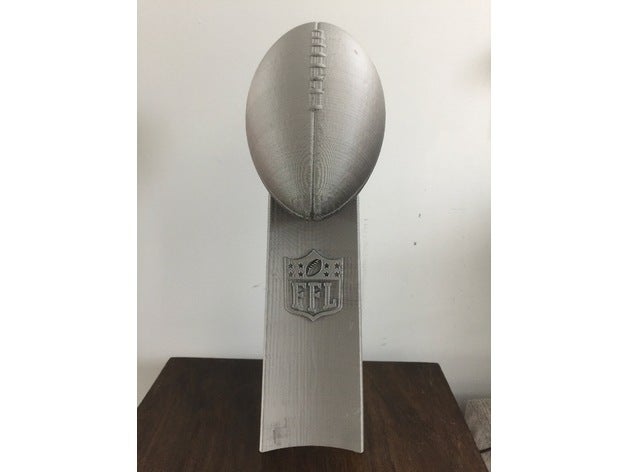 il fantasy football league trophy oggetti di scena calcio fantasia trofeo vince lombardi 3D print model - Mito3D