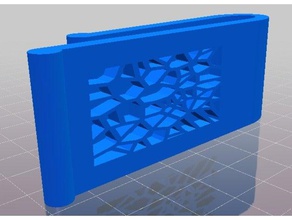 voronoi-Geld-clip - Zubehör voronoi 3d print model - Mito3D