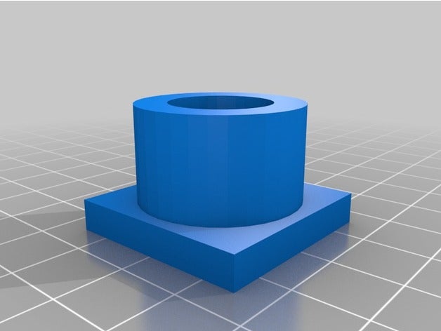 eixo central 5 8 A impressão 3d 3D print model - Mito3D