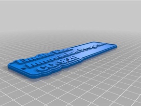 kem nametag keychains customized 3d print model - Mito3D