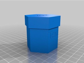 customizable polygonal box organization 3d print model - Mito3D