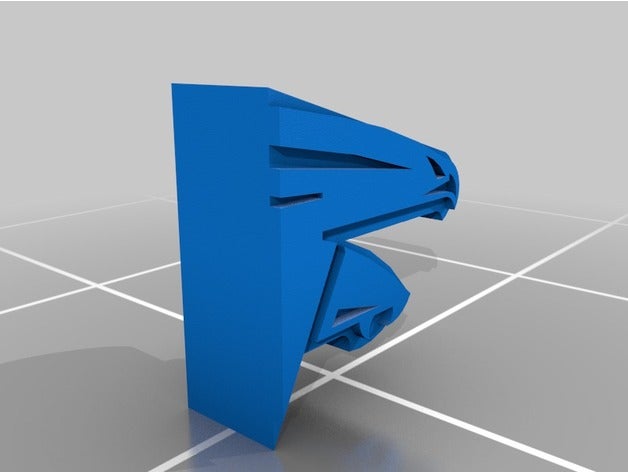 metà falcons logo segni e loghi atlanta i falchi super bowl 51 li superbowl 3D print model - Mito3D