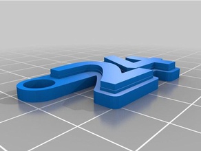 24 llaveros personalizado 3d print model - Mito3D