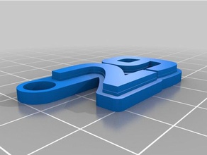 29 Schlüsselanhänger kundengebundene 3d print model - Mito3D