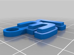 31 keychains customized 3d print model - Mito3D