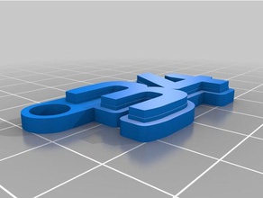 34 Schlüsselanhänger kundengebundene 3d print model - Mito3D
