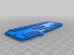 team eagle-Schlüsselanhänger Schlüsselanhänger kundengebundene 3d print model - Mito3D